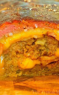 Bacon and Cheese Stuffed Meatloaf