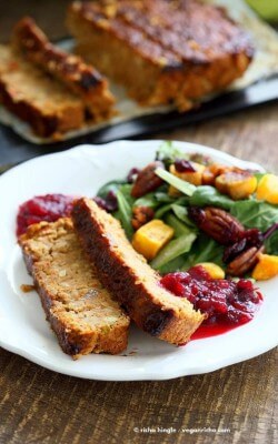 Chickpea Veggie Loaf