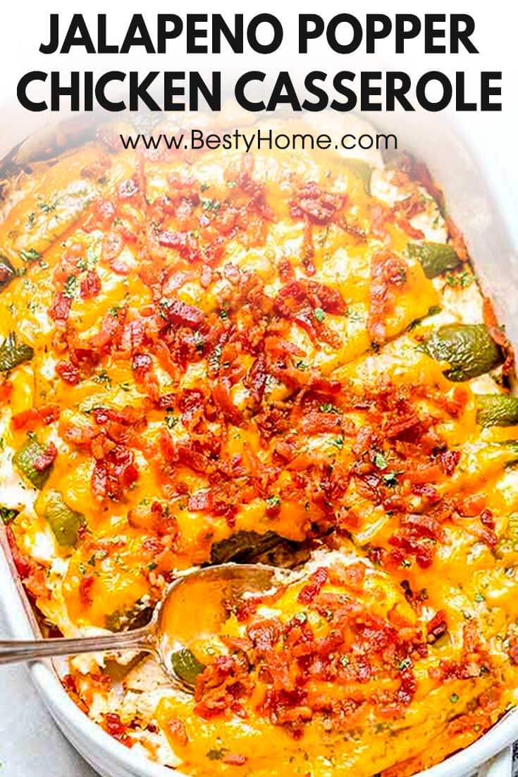 Jalapeno Popper Chicken Casserole