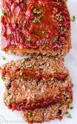 Meatloaf with Sweet and Tangy Sauce