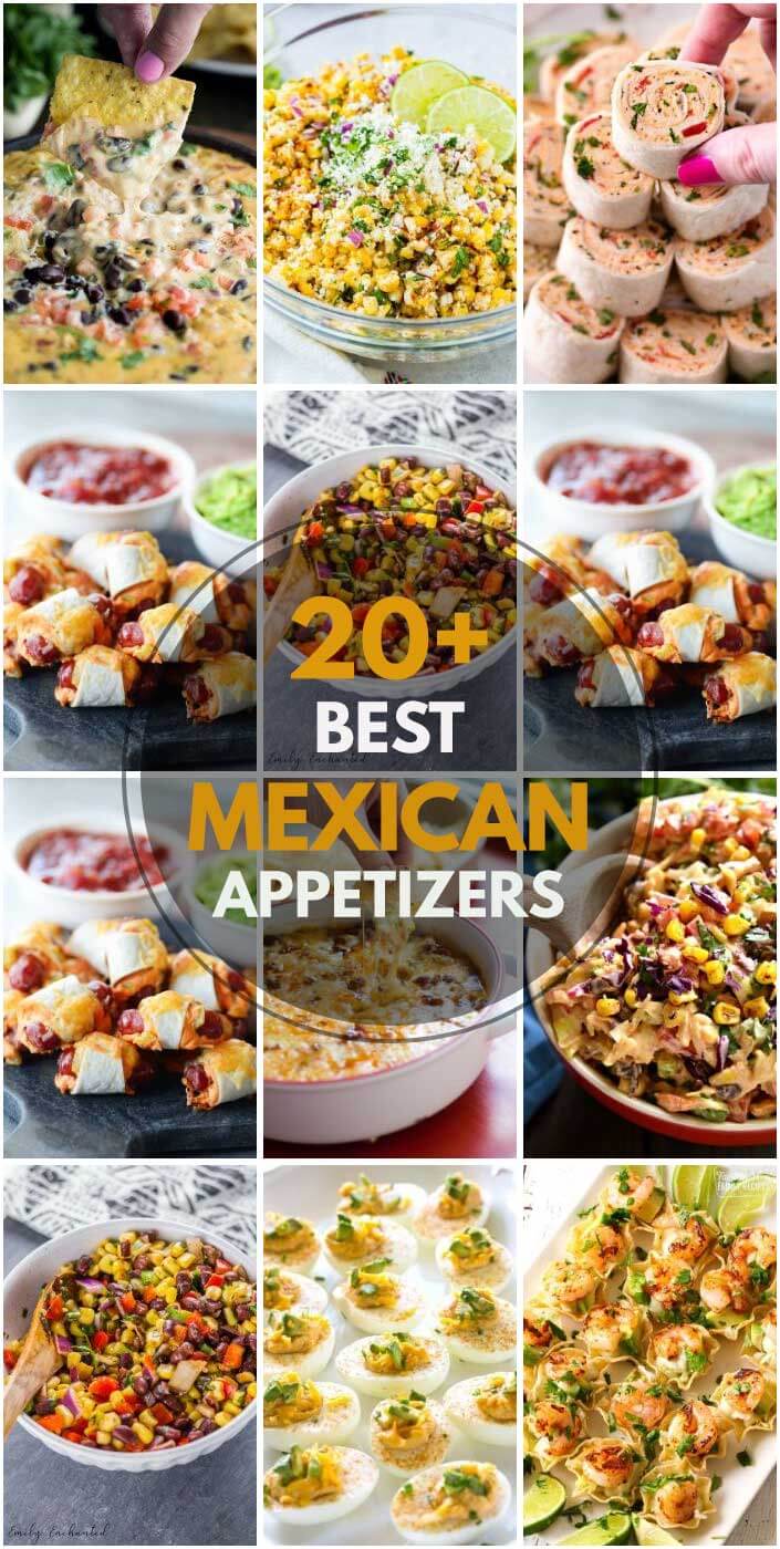 20 “Irresistible” Mexican Appetizers – By the Recipes