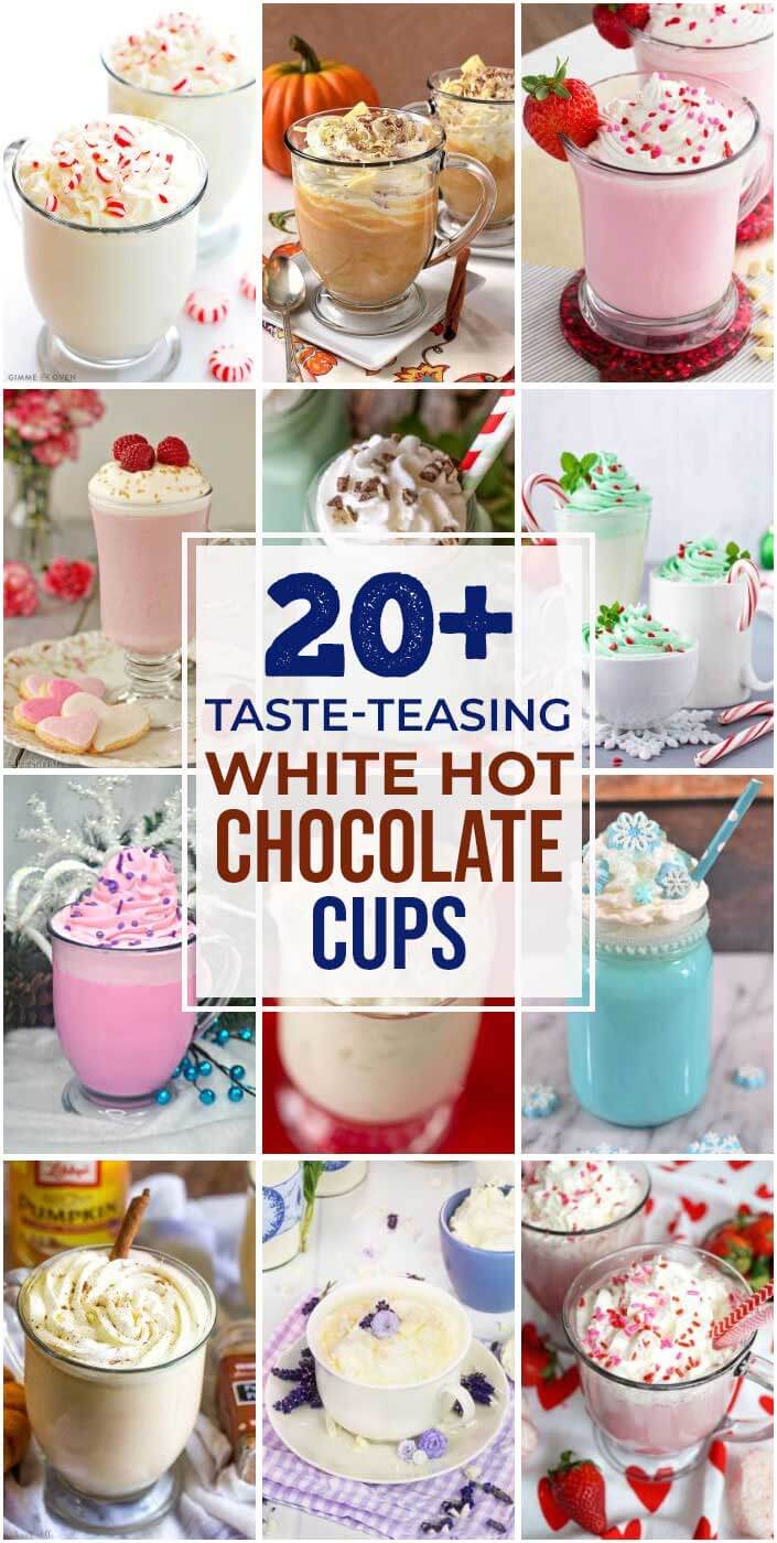 20 “Taste-Teasing” White Hot Chocolate Cups