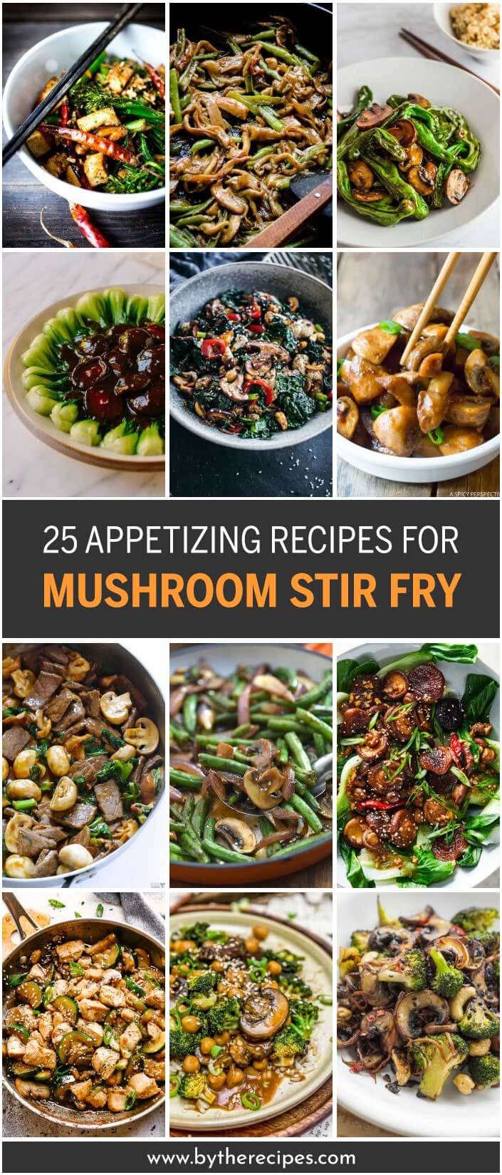 25 Appetizing Recipes For Mushroom Stir Fry