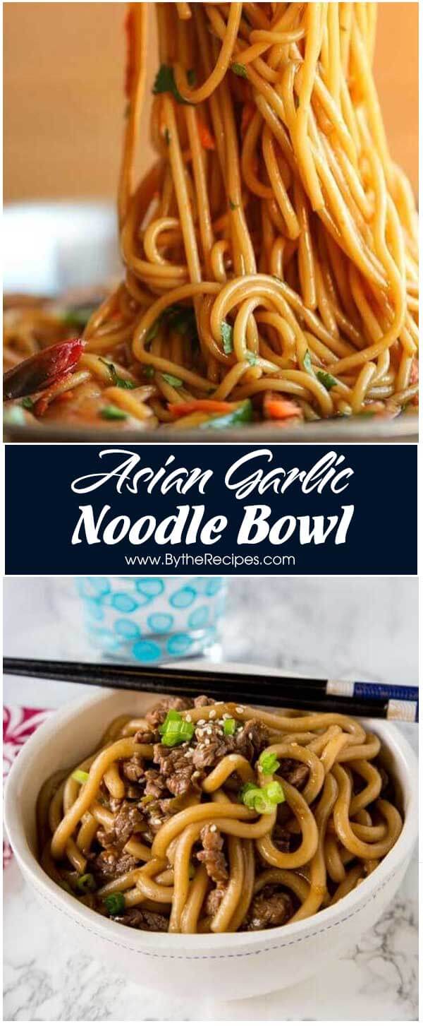 Asian Garlic Noodle Bowl