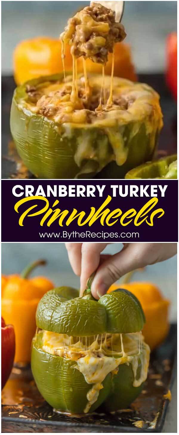 Cranberry Turkey Pinwheels