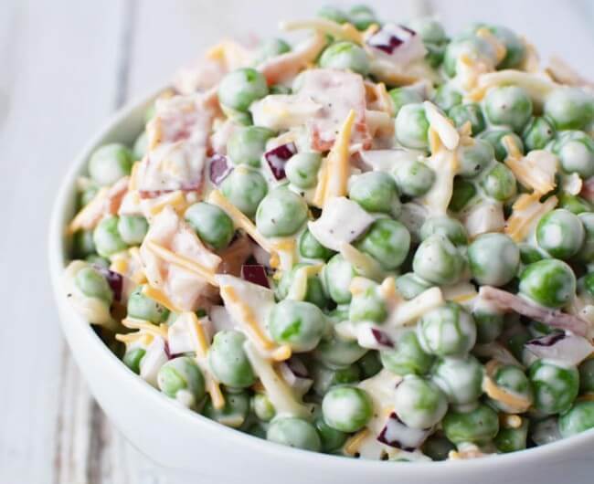 Creamy Pea Salad