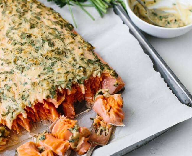 Dijon Baked Salmon