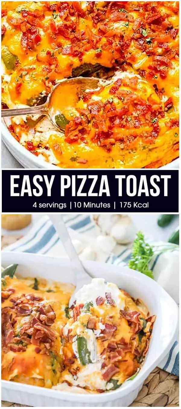 Easy Pizza Toast – By the Recipes