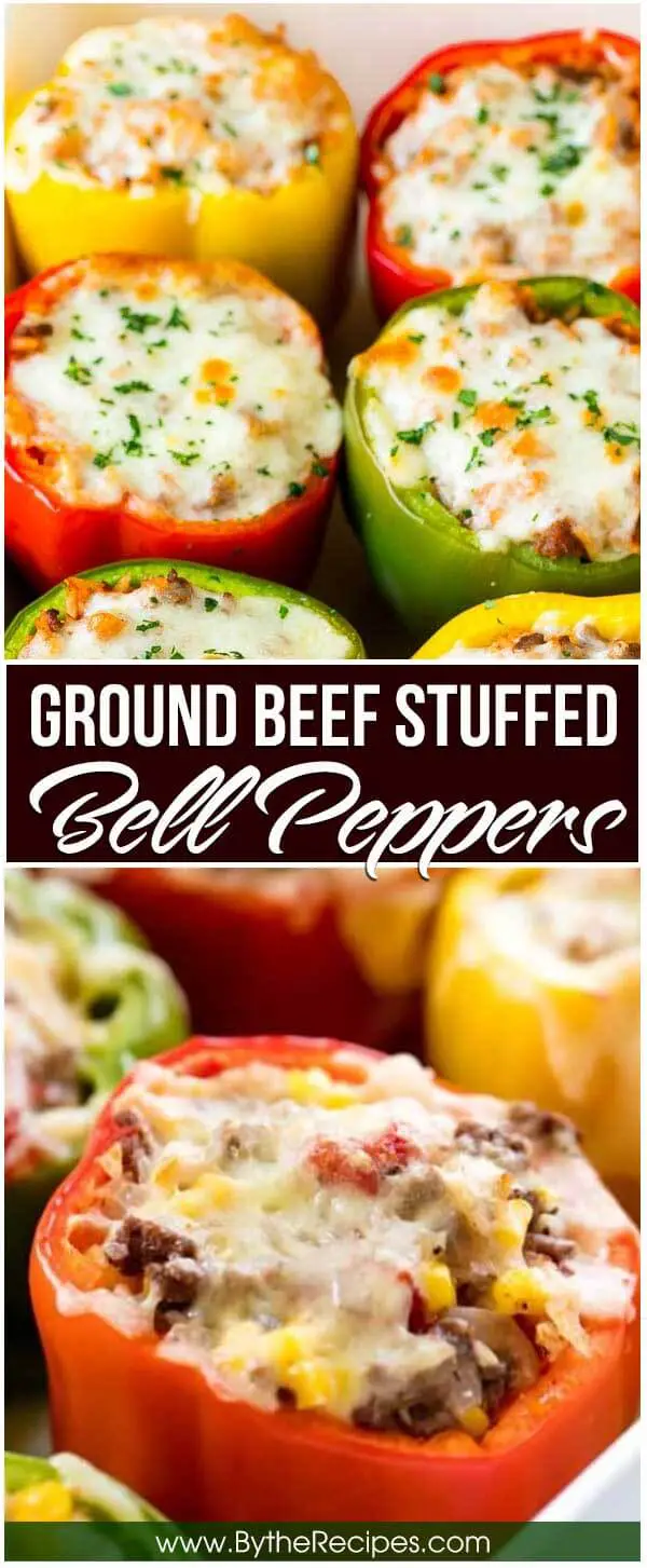 Ground Beef Stuffed Bell Peppers