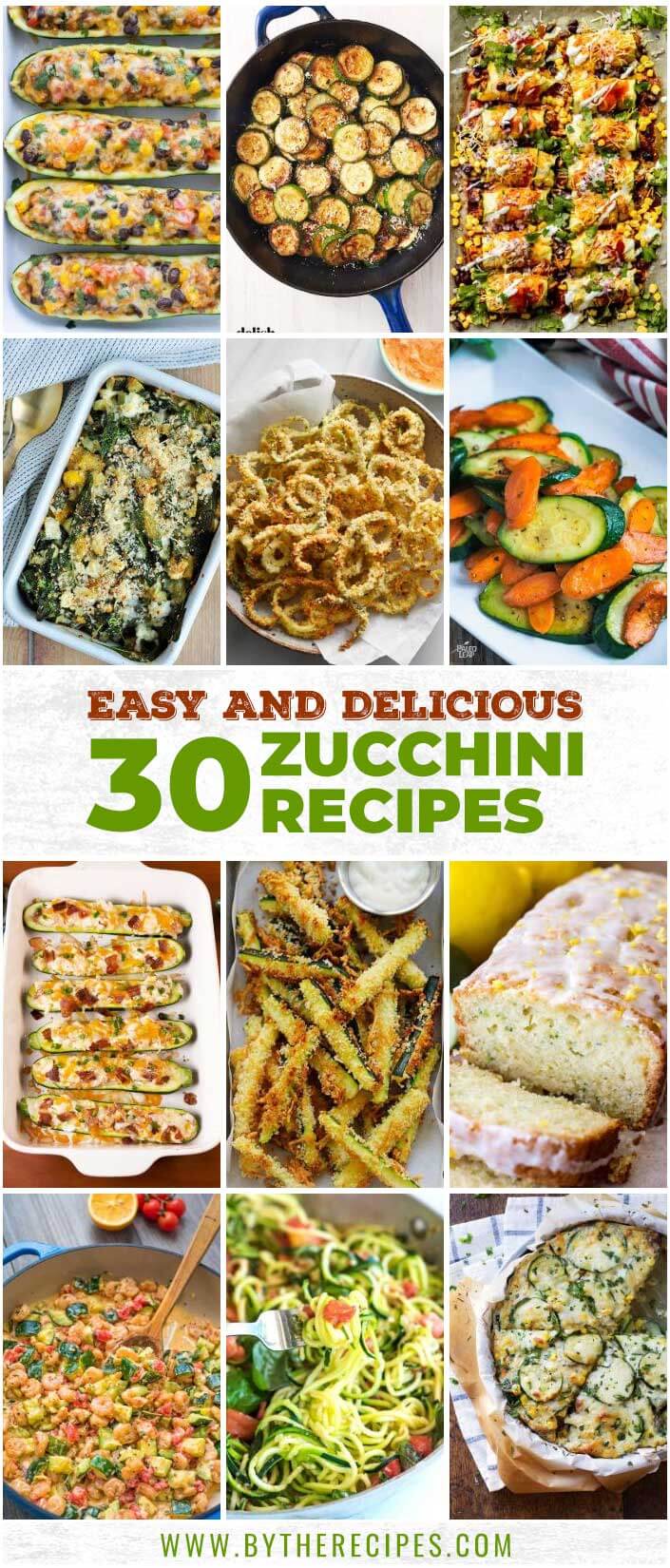 Here Are 30 Best Dishes Made with Zucchini – By the Recipes