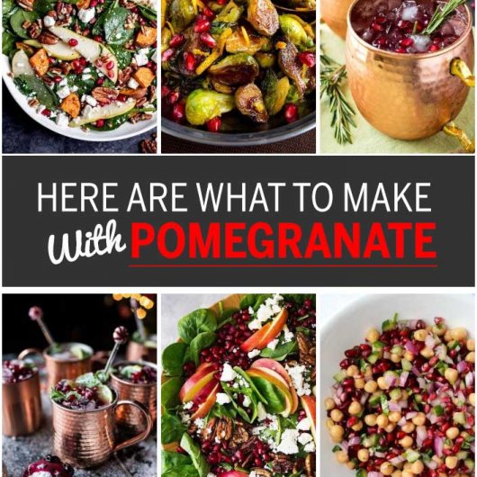 Here Are What To Make with Pomegranate!