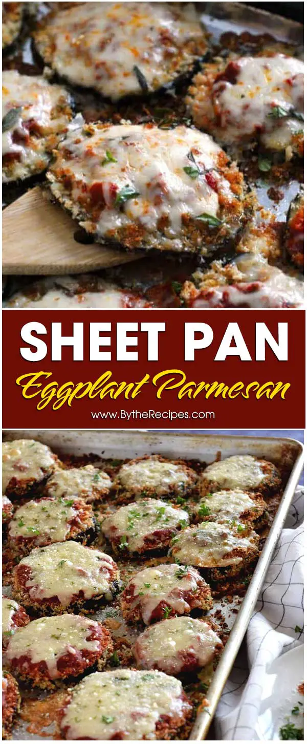 Sheet Pan Eggplant Parmesan