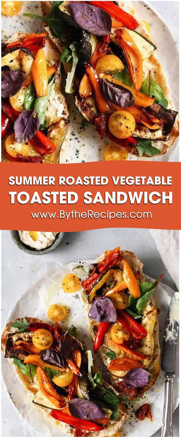 Summer Roasted Vegetable Toasted Sandwich