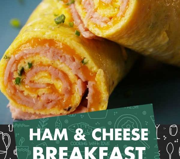 Ham & Cheese Breakfast Roll-Ups