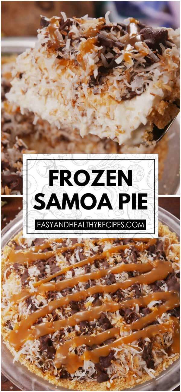 Frozen Samoa Pie - By the Recipes