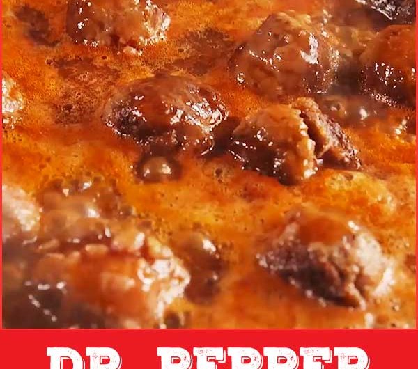 Dr. Pepper Meatballs