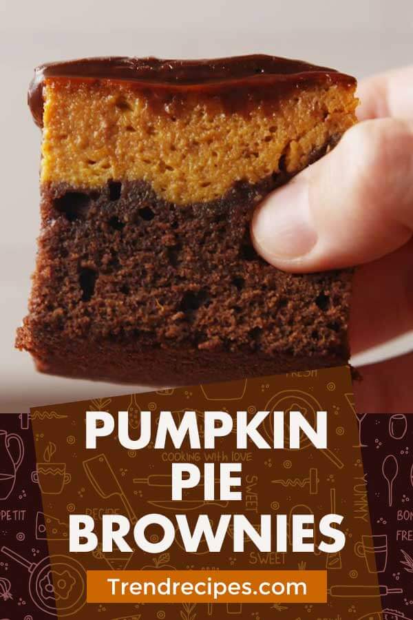 Pumpkin Pie Brownies