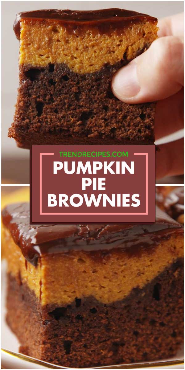 Pumpkin Pie Brownies