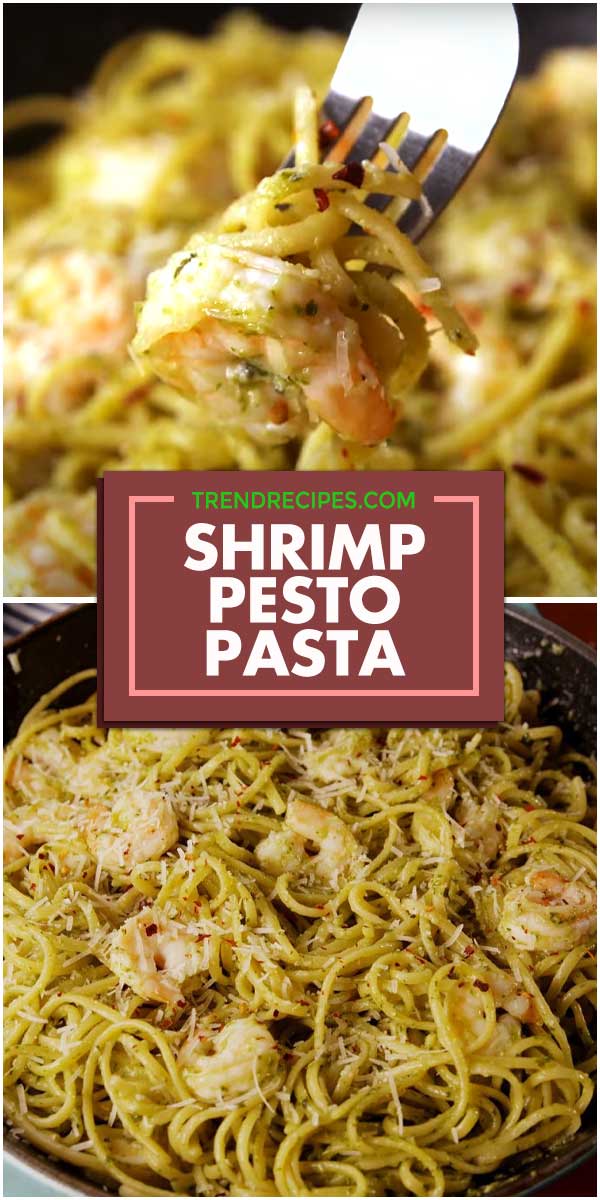 Shrimp Pesto Pasta