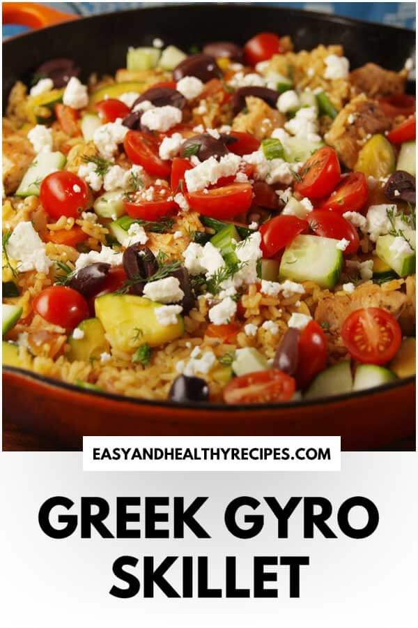 Greek-Gyro-Skillet