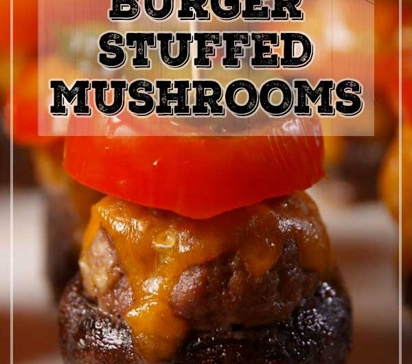 Burger Stuffed Mushrooms