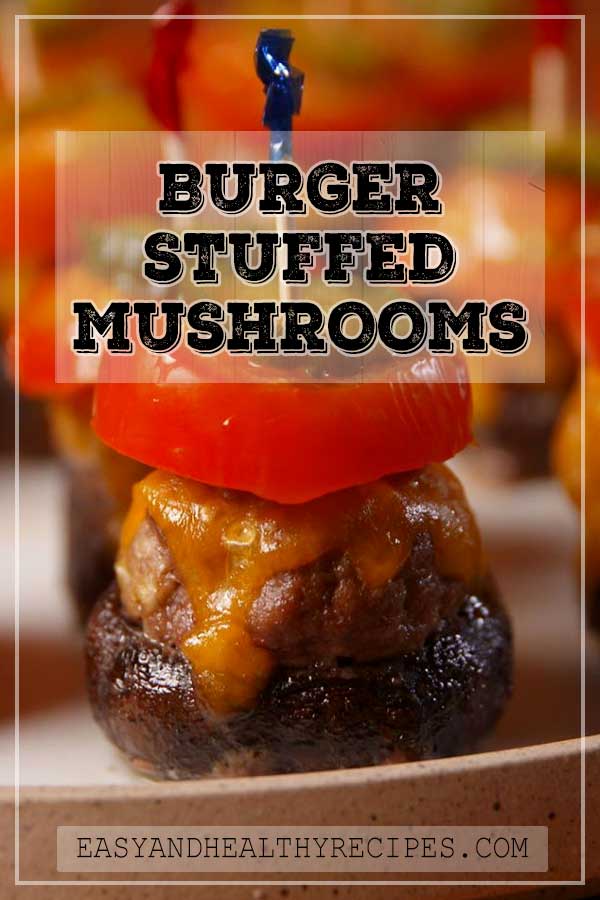 Burger-Stuffed-Mushrooms